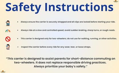 Baby Safety Belt For 2-Wheelers